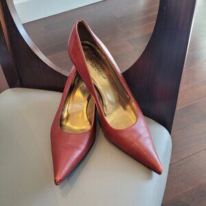 Dolce & Gabbana red/rust heels (size 36.5)